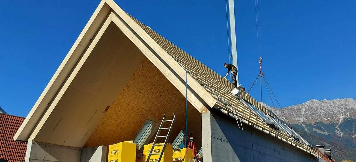 Dachstuhl von Holzbau Aktiv