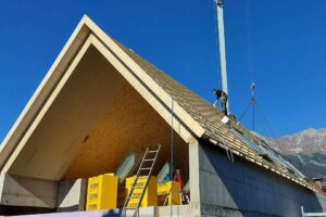 Dachstuhl von Holzbau Aktiv