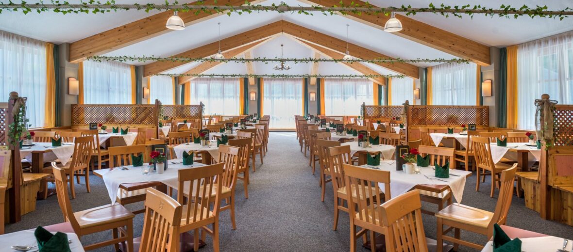 Restaurant im JUFA Hotel Altaussee