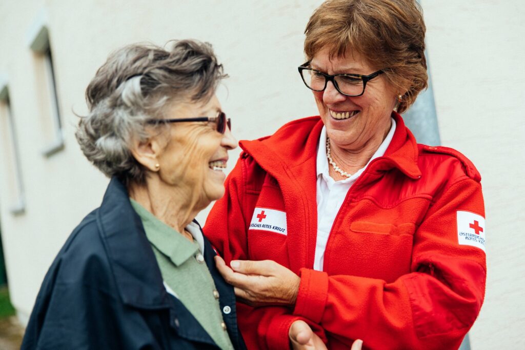 Österreichisches Rotes Kreuz, Landesverband Steiermark – Besuch bei Seniorin