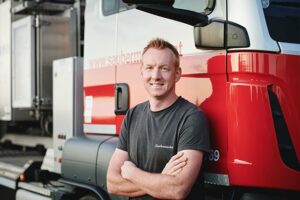 LKW-Fahrer bei Saubermacher